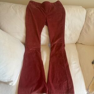 Free People Cord Flare Pants Size 26